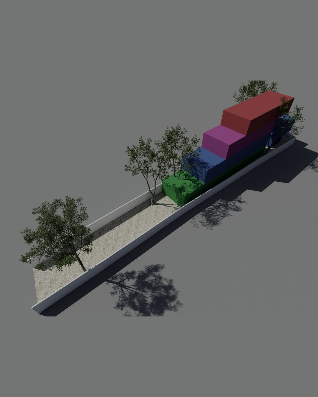 Proyecto – Casa Ibérica – Arq. Esaú Camelo - volumetría