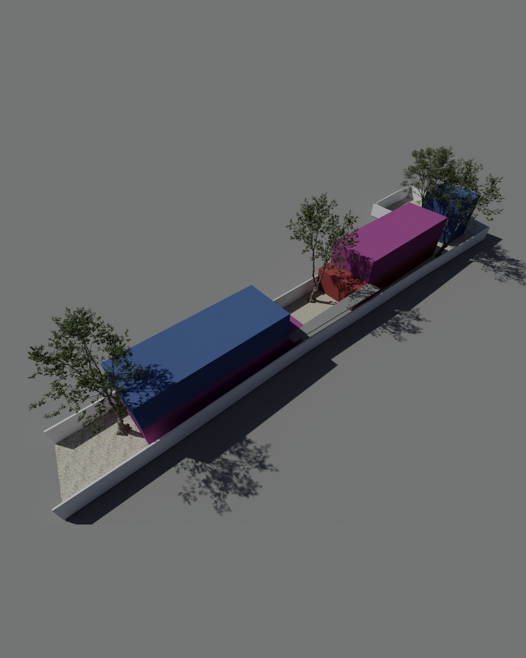 Proyecto – Casa Ibérica – Arq. Esaú Camelo - volumetría