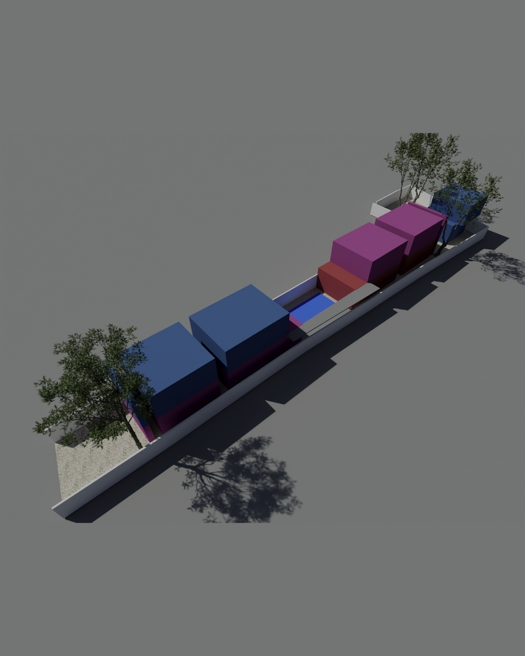Proyecto – Casa Ibérica – Arq. Esaú Camelo - volumetría