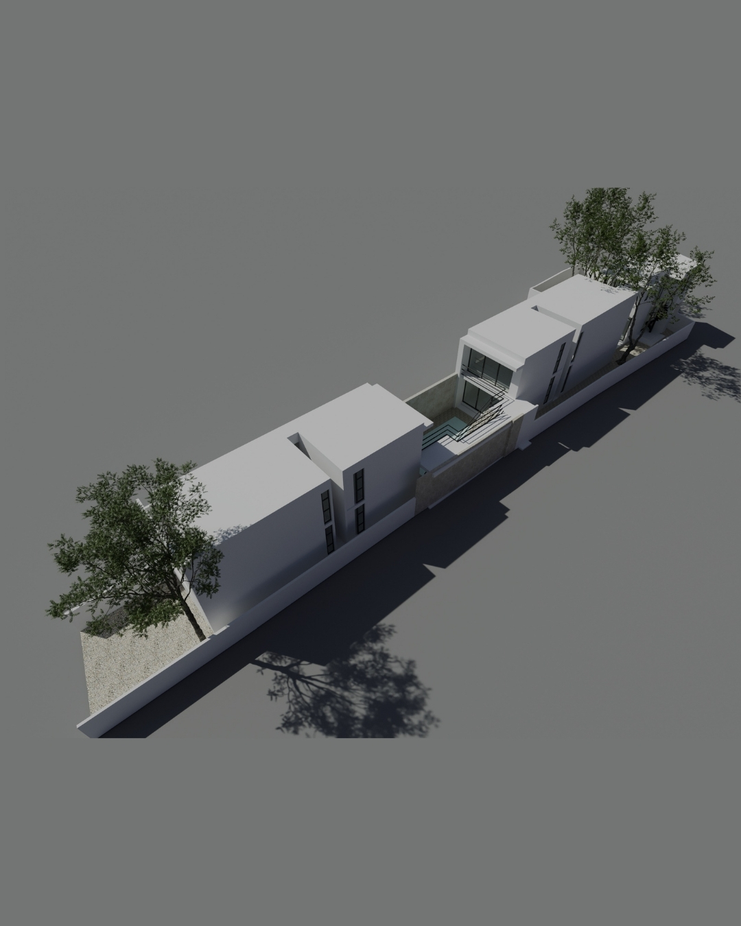 Proyecto – Casa Ibérica – Arq. Esaú Camelo - volumetría