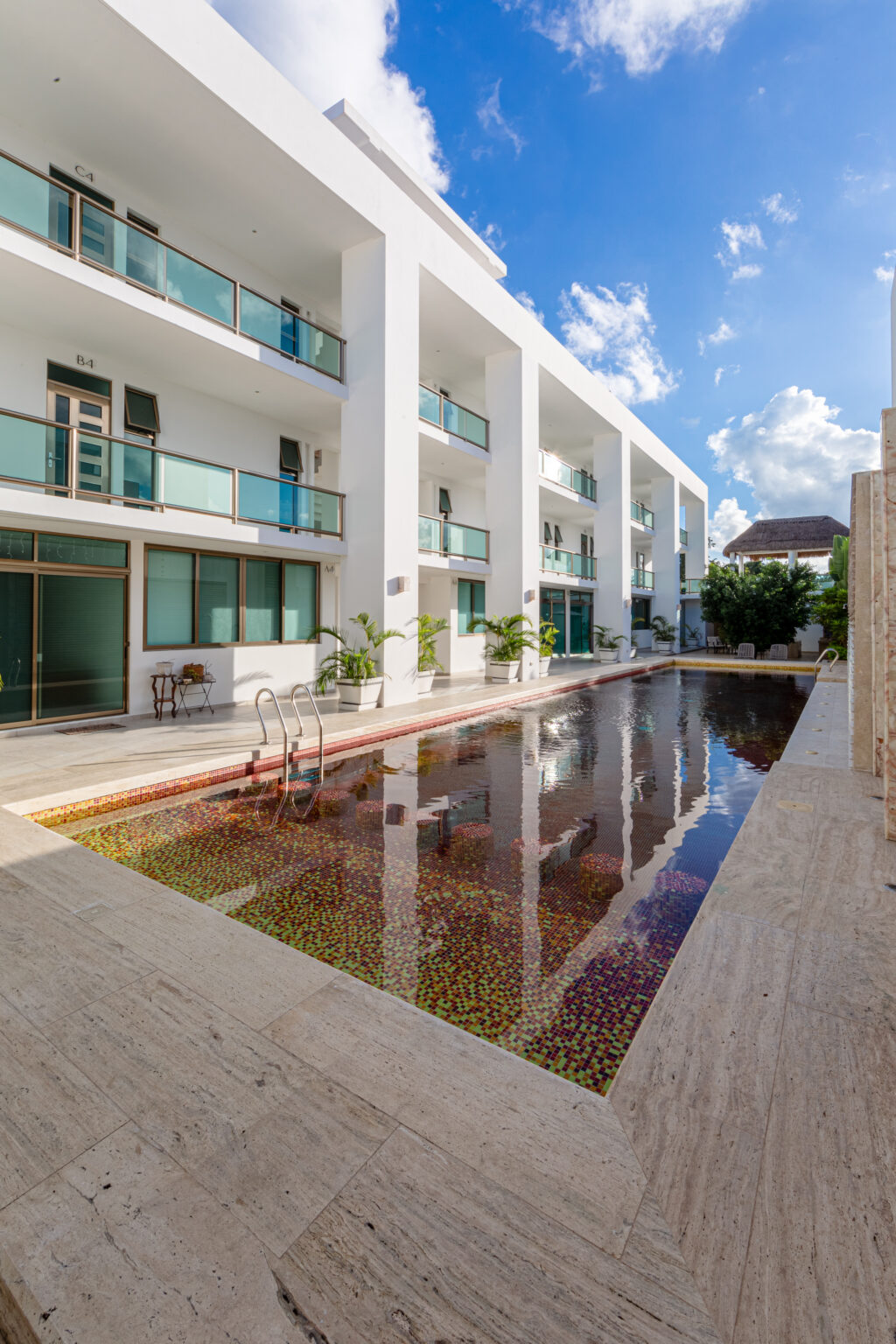 Proyectos de diseño arquitectónico - Playa del Carmen - Arq. Esaú Camelo - Apartamentos antara