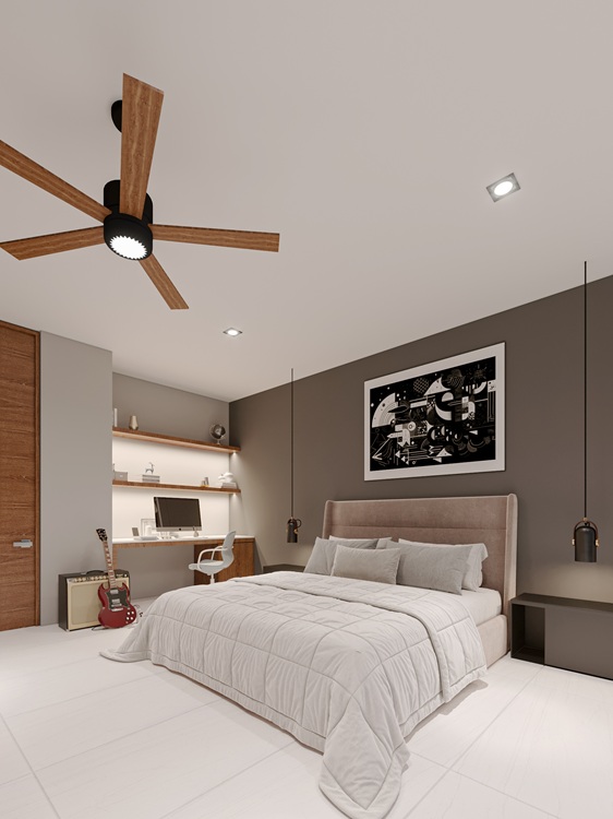 Proyecto de Diseño de interior 15 Recamara Hijo F