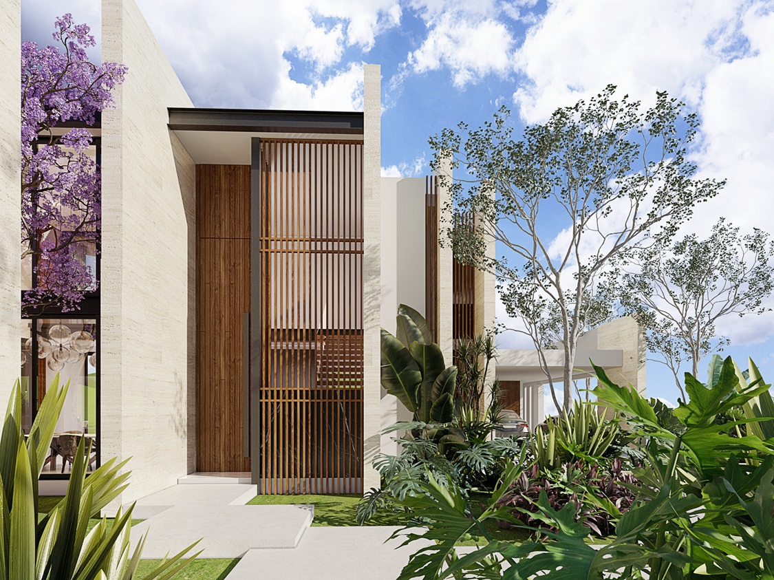 Proyecto de diseño arquitectonico en campeche country club