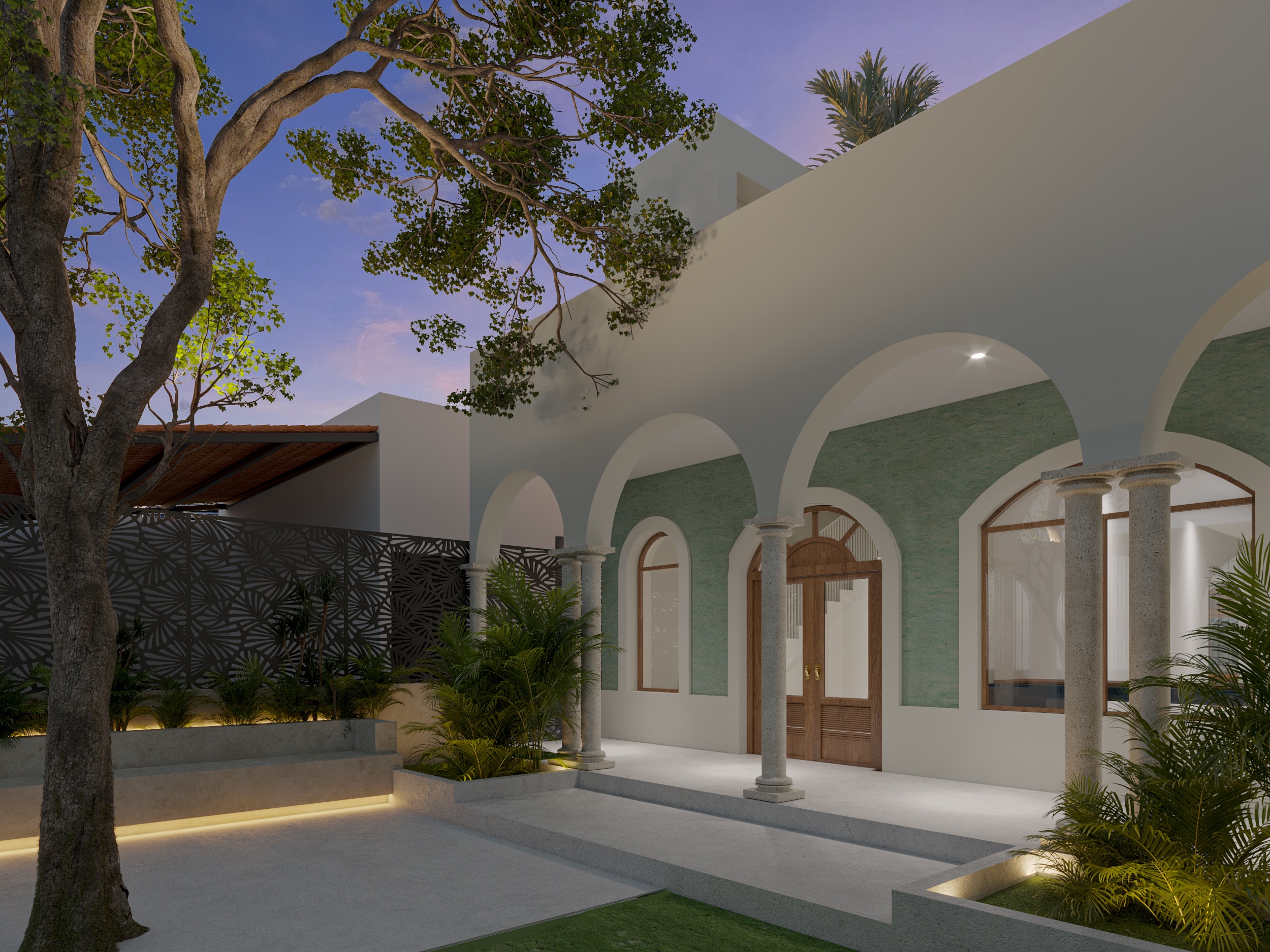02 Casa Grande – Fachada Principal Interior F